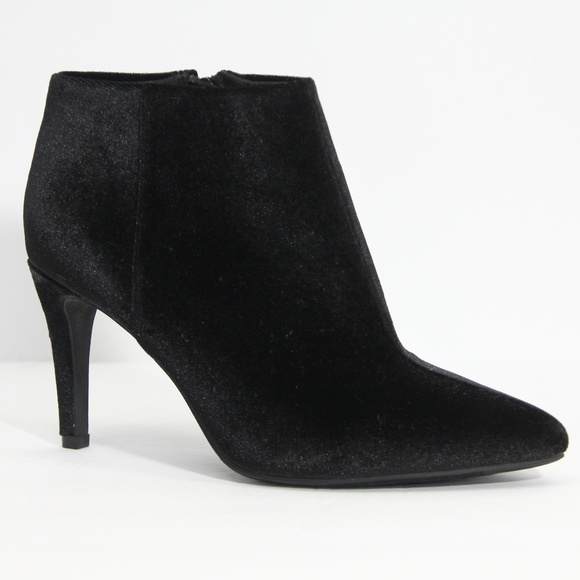 womens velvet booties
